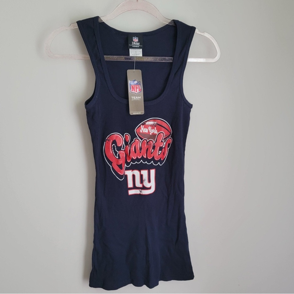 NWT NFL New York Giants Women’s Medium Navy Tank Top 100% Genuine Merchandise